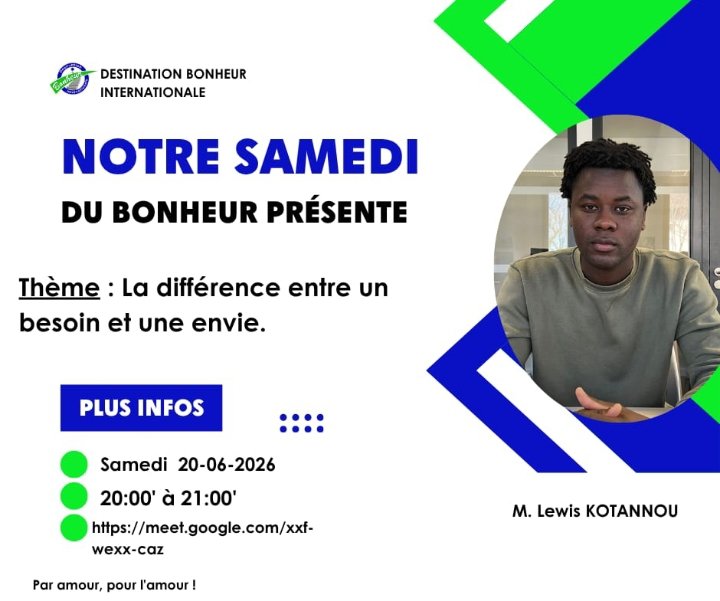 La différence entre un besoin et une envie.